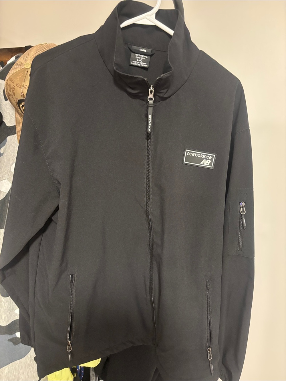 New Balance Black Lightweight Zip-Up Jacket
